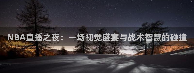 NBA直播之夜：一场视觉盛宴与战术智慧的碰撞