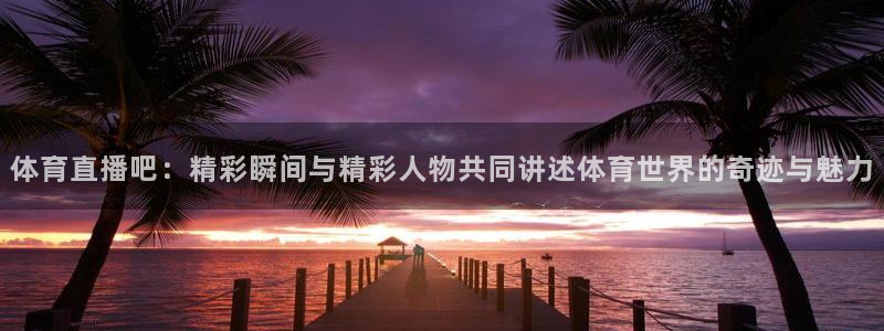 体育直播吧：精彩瞬间与精彩人物共同讲述体育世界的奇迹与魅力